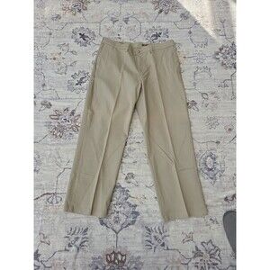 #325 Lee custom fit Men's tan 38x29 chinos dress pants Cotton/Spandex